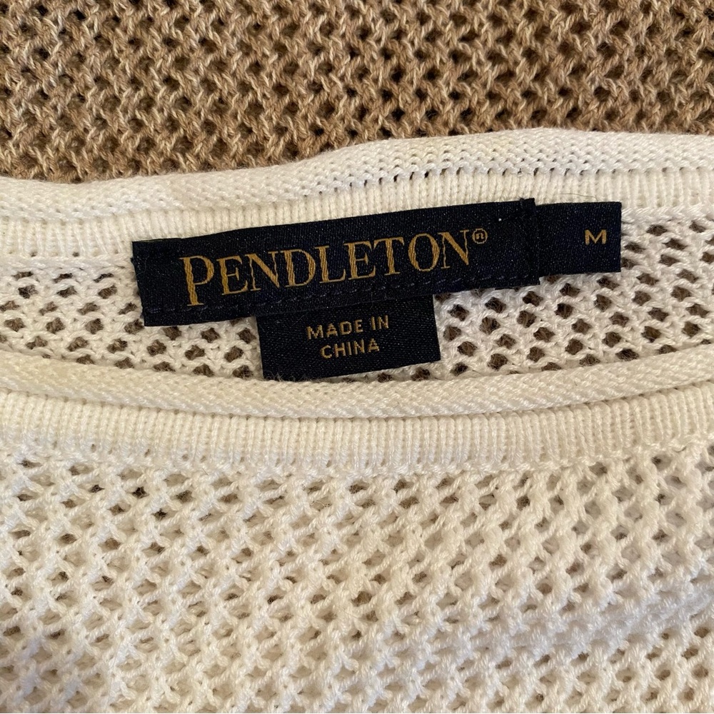 Pendleton Knit Oversized Color Block Sweater - image 3